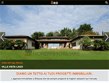 Tablet Screenshot of nrdnordimmobiliare.com